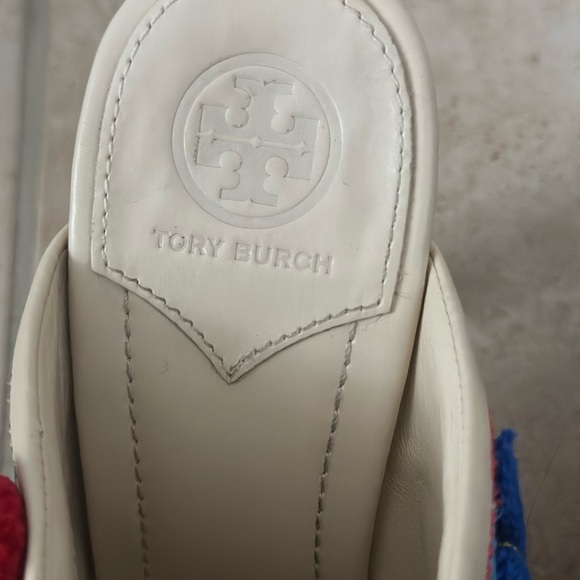 Tory Burch Multicolor Embroidered Mules - Picture 9 of 9